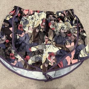 Purple Flower Nike Running Shorts